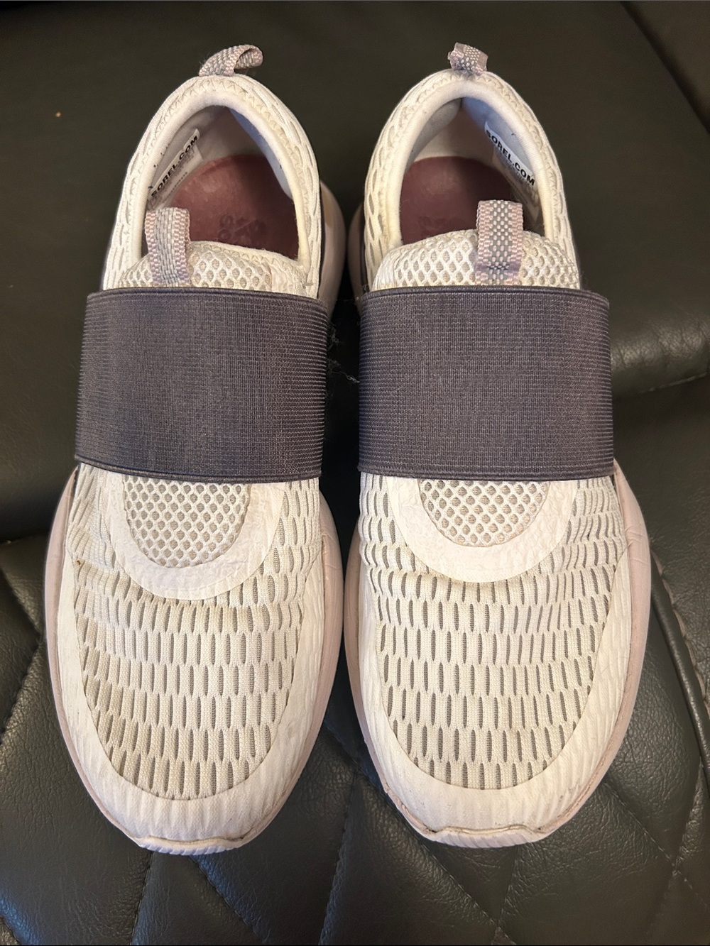 SOREL kinetic impact II running shoes🤍💜